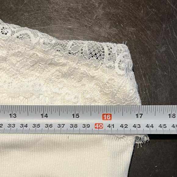 Gap Rib Lace Halter Cami - Picture 6 of 8